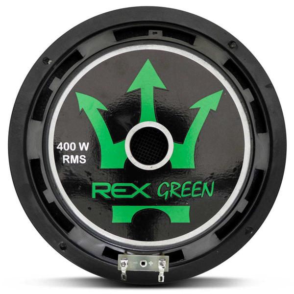 Imagem de Alto Falante Subwoofer Magnum Rex Green 8 Polegadas 400W RMS 4 Ohms Bobina Simples