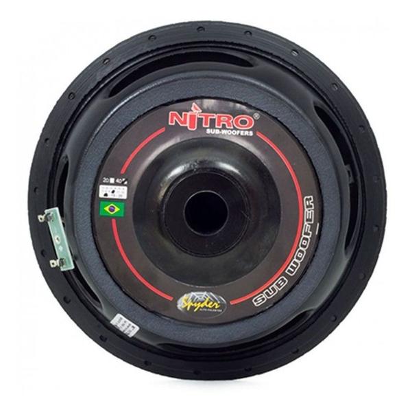 Imagem de Alto Falante Subwoofer Spyder Nitro 04 Und 8 Polegadas 300w grave pesado