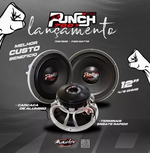 Imagem de Alto Falante Woofer Master Punch One 700 12 4ohms Pancadão