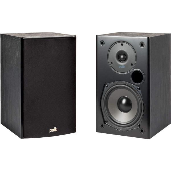 Imagem de Alto-falantes de estante de home theater Polk Audio T15 100W pretos