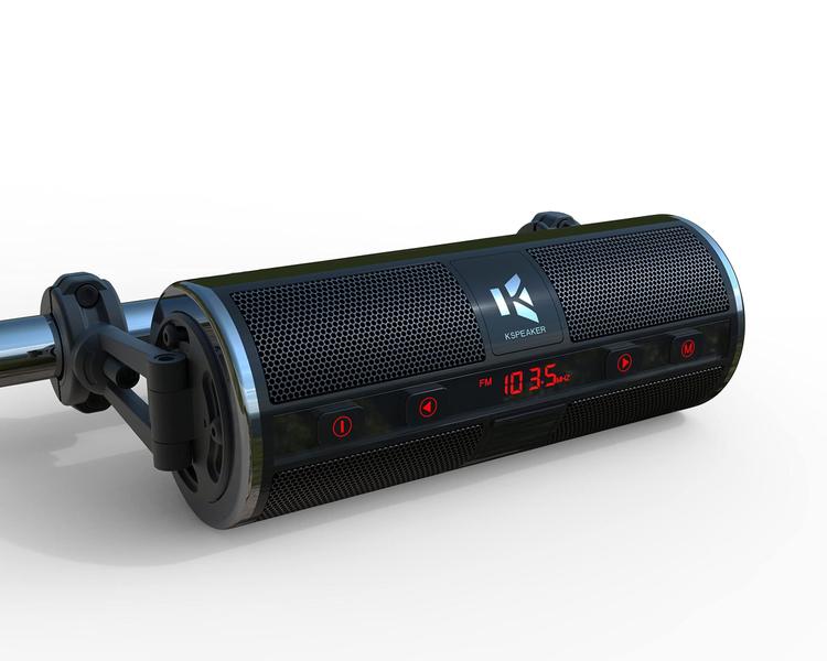 Imagem de Alto-falantes de motocicleta KSPEAKER K2BL Bluetooth Waterproof