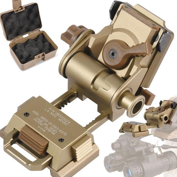 Alumínio NVG Mount LOOKDNDS L4G24 para capacete PVS14/15/18 Imagem de Alumínio NVG Mount LOOKDNDS L4G24 para capacete PVS14/15/18