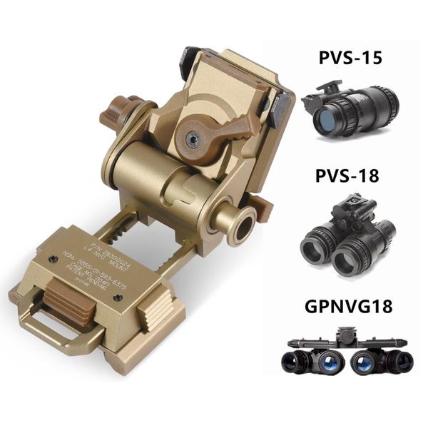 Alumínio NVG Mount LOOKDNDS L4G24 para capacete PVS14/15/18 Imagem de Alumínio NVG Mount LOOKDNDS L4G24 para capacete PVS14/15/18