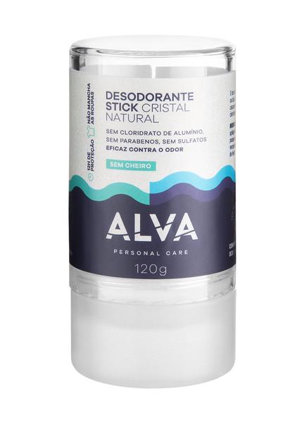 Imagem de ALVA desodorante stick cristal 120g