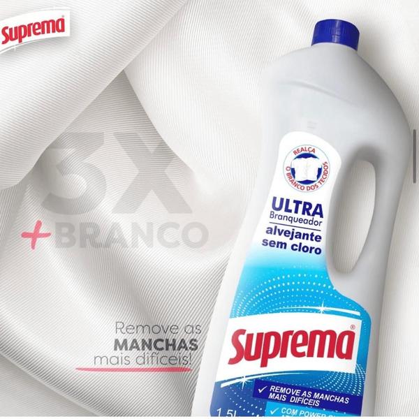 Imagem de Alvejante Sem Cloro Ultra Branqueador Suprema 1,5L