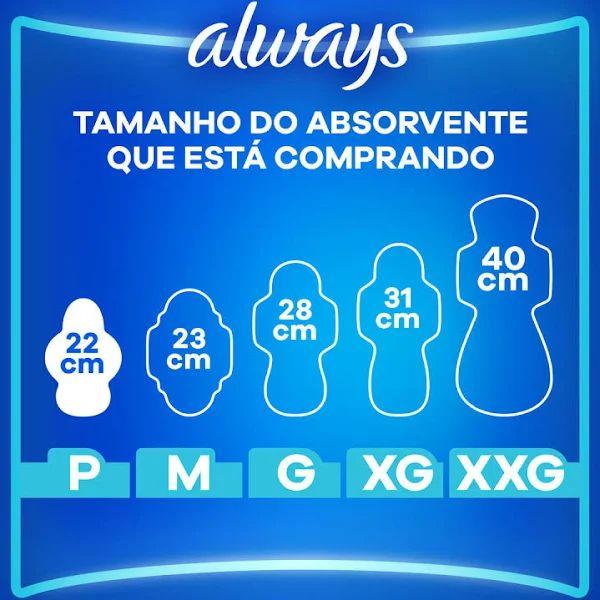 Imagem de Always Absorvente Super Proteção Com Abas Seca 16UN