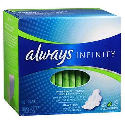 Imagem de Always Infinity com almofadas FlexFoam com Flexi-Wings 16 unidades da Always Discreet (pacote com 4)