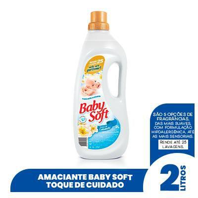 Imagem de Amaciante Baby Soft Toque de Cuidado 2l Branco