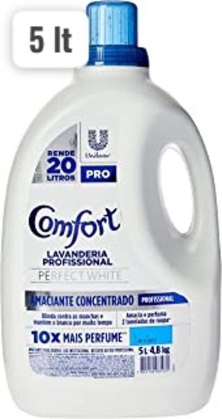 Imagem de Amaciante Comfort Lavanderia Perfect White - Concentrado Profissional 5L