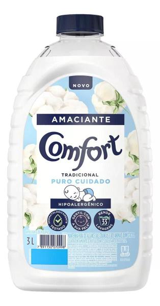 Imagem de Amaciante Comfort Tradicional Puro cuidado em galão 3L