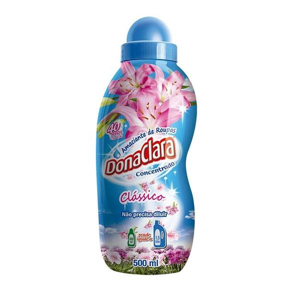 Imagem de Amaciante Concentrado Classico Dona Clara 500ml