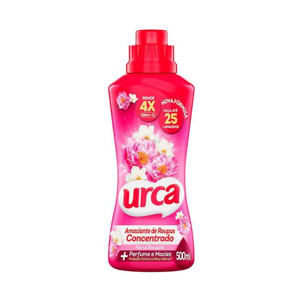 Imagem de Amaciante Concentrado Urca Floral 500ml - Rende 25 Lavagens