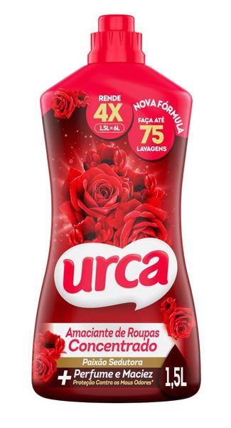 Amaciante Concentrado Urca Paixão Sedutora 1,5l Amaciante Concentrado Urca Paixão Sedutora 1,5l