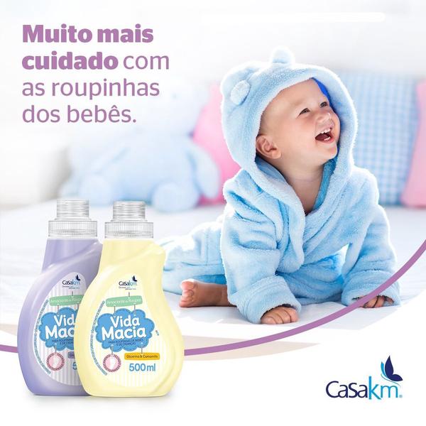 Imagem de Amaciante de Roupa Hipoalérgico Vida Macia Casa Km1 Litro