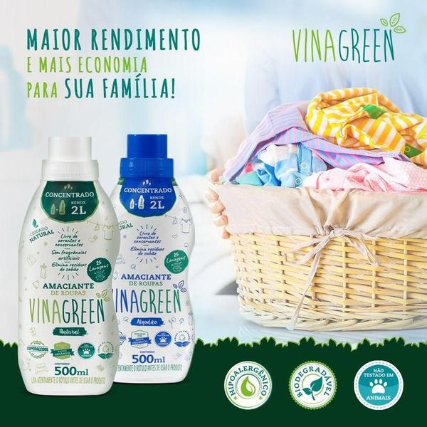 Imagem de Amaciante de Roupa Natural Concentrado Campos Lavanda 500ml