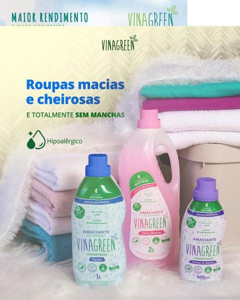 Imagem de Amaciante de Roupa Natural Concentrado Campos Lavanda 500ml