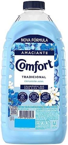 Imagem de Amaciante Diluido Comfort Tradicional Explosão Azul 1,8L Cx com 6