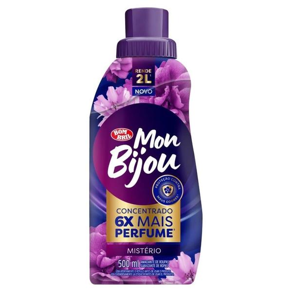 Imagem de Amaciante Mon Bijou Concentrado Mistério Roxo 500ml - Embalagem com 12 Unidades