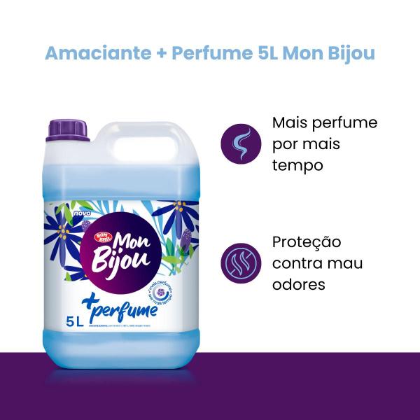 Imagem de Amaciante Perfumado Roupas Perfume Mon Bijou Bombril 5L