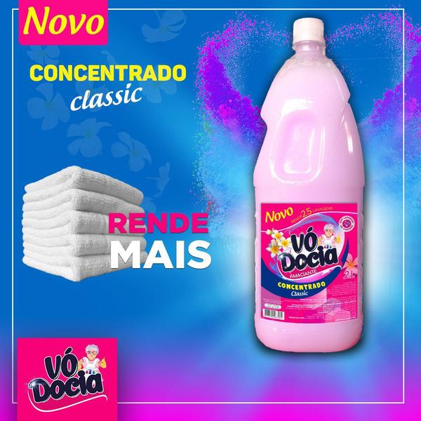 Imagem de Amaciante Roupa Vo Docia Rosa Classic Cheiro Prolongado 2 Lt