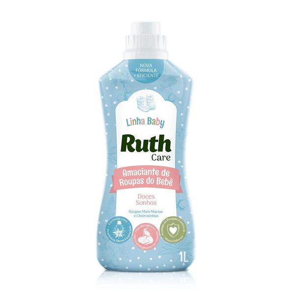 Imagem de Amaciante Ruth Linha Baby 1L (Doces Sonhos) - kit c/ 2 unds