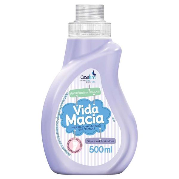 Imagem de Amaciante vida macia glicerina & amendoas 500ml