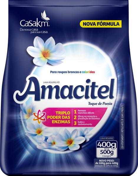 Imagem de Amacitel Sabao Em Po Toque De Poesia 400G