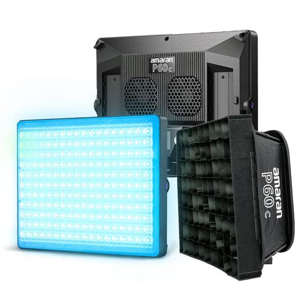 Imagem de Amaran P60C Bi-Color Rgbww Painel Led 3-Light Kit - Aputure