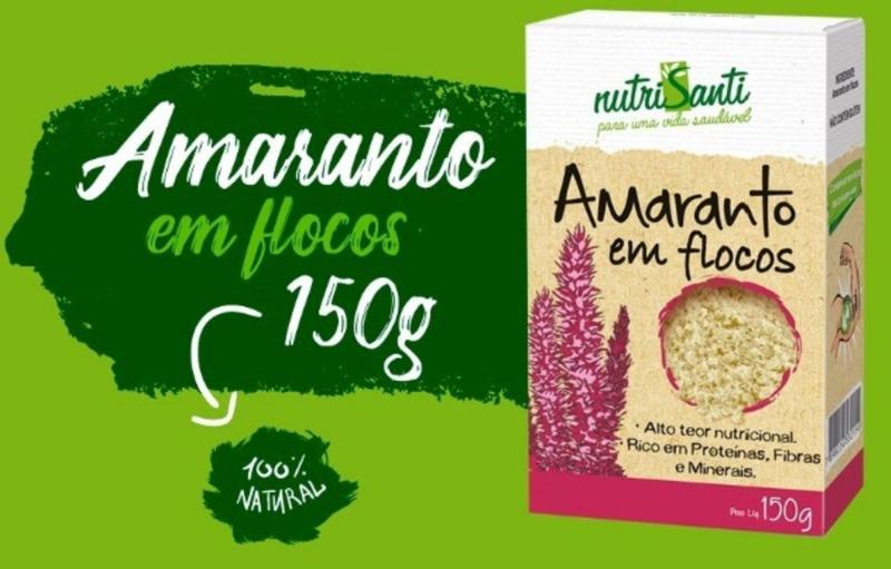 Imagem de Amaranto em Flocos Nutrisanti 150g Alimentação saudavel