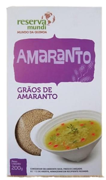 Imagem de Amaranto em Grãos Sem Glúten 200g - Proteínas, Cálcio