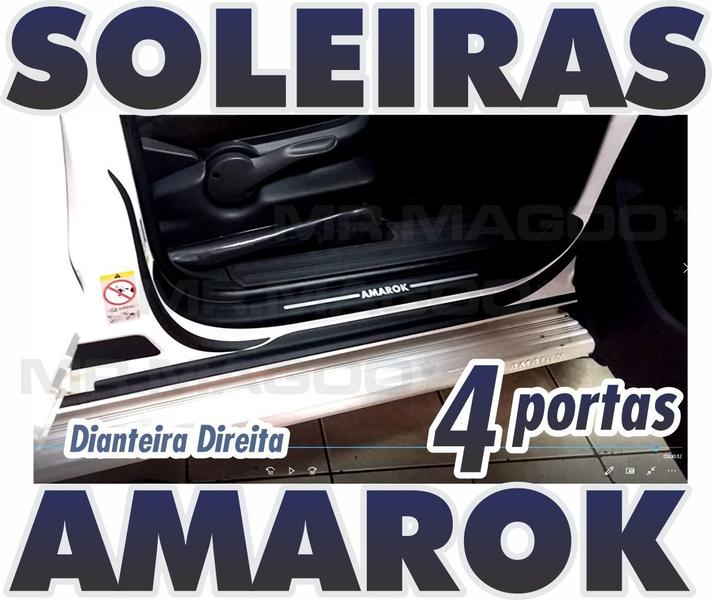 Imagem de Amarok Soleiras Super Protetoras 4 Portas