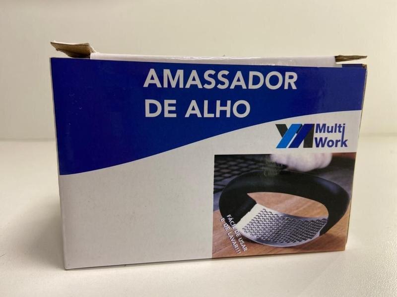 Imagem de Amassador De Alho Aço Inox Multi Work