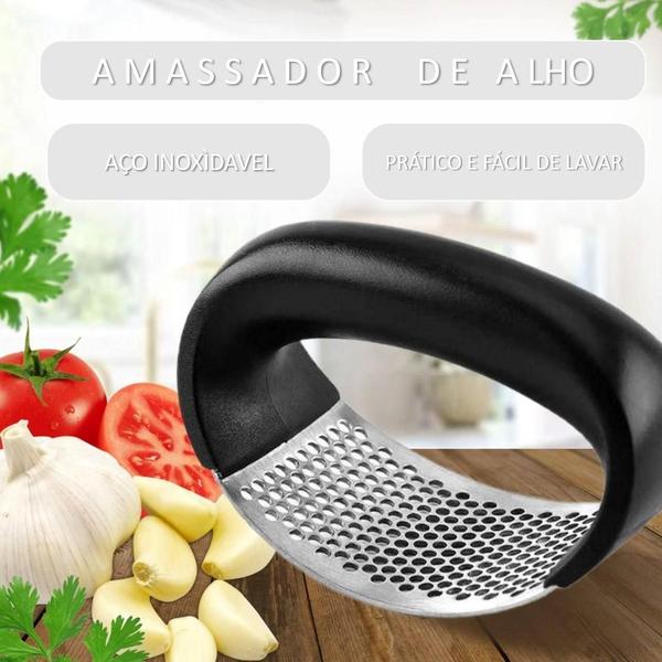 Imagem de Amassador de Alho em Inox - Prepare suas Receitas com Facilidade