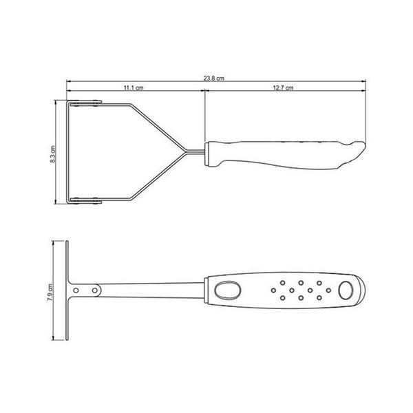 Imagem de Amassador Esmagador de Batatas e Feijão Manual Utilitá em Aço Inox - Tramontina 25655100