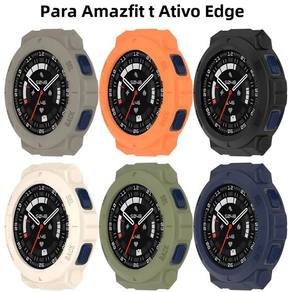 Imagem de Amazfit Active Edge Soft TPU Smart Watch Case Capa Protetora Quadro Acessórios Para Pára-choques