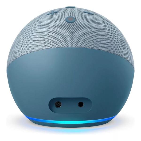 Imagem de Amazon Echo Dot 4ª Geração Assistente Virtual Alexa Com Relógio - Azul