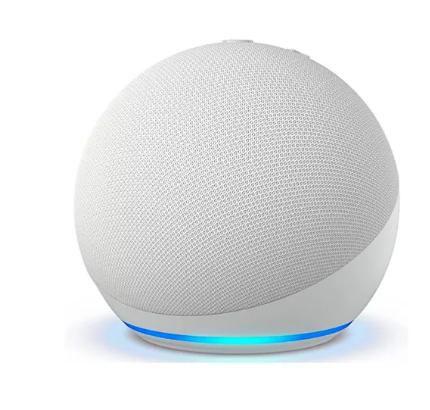 Imagem de Amazon Echo Dot 5 GERAÇÃO com assistente virtual Alexa glacier white 110V/240V