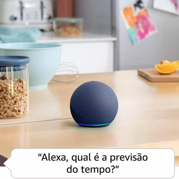 Imagem de Amazon Echo Dot 5th Gen com assistente virtual Alexa Original Lançamento