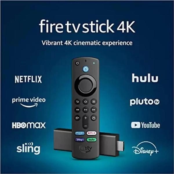 Imagem de Amazon Fire TV Stick 4K com Controle Remoto por Voz com Alexa