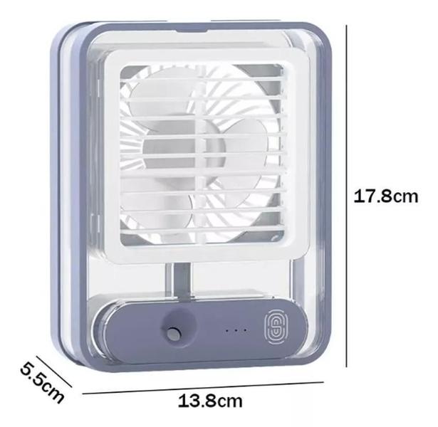 Imagem de Ambiente Aconchegante: Mini Ventilador Mesa Climatizador: