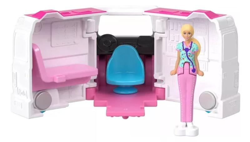 Imagem de Ambulancia Medica Mini Barbie Land Color Change Muda De Cor