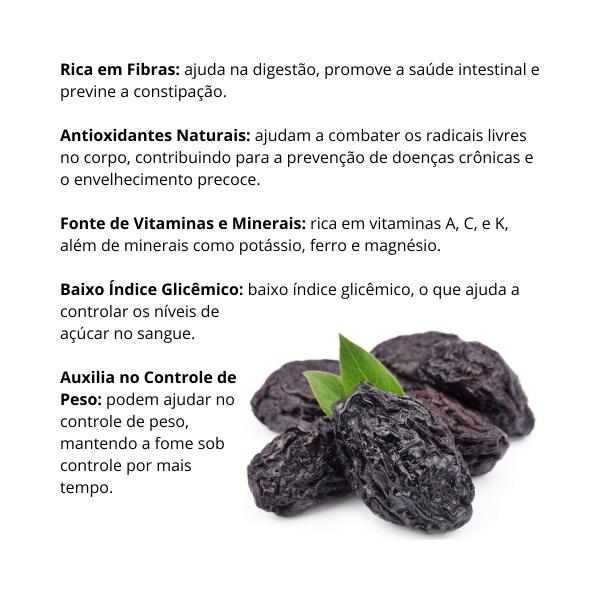 Ameixa Seca Sem Caroço 1 Kg - all bread Imagem de Ameixa Seca Sem Caroço 1 Kg