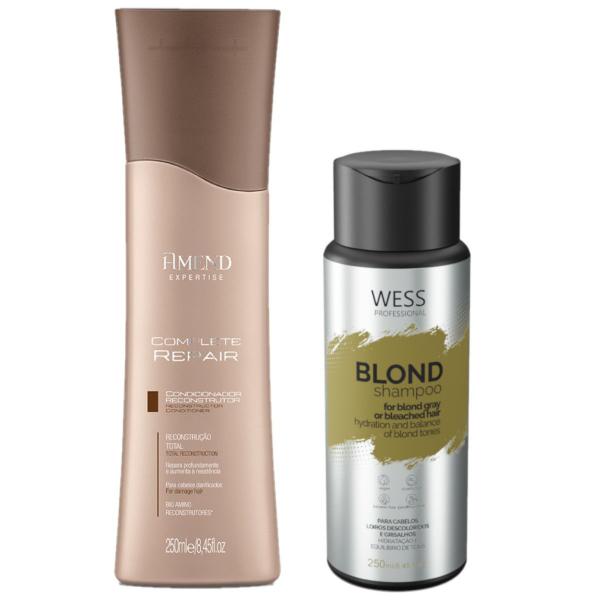 Imagem de Amend Cond Complete Repair 250ml + Wess Shampoo Blond250ml