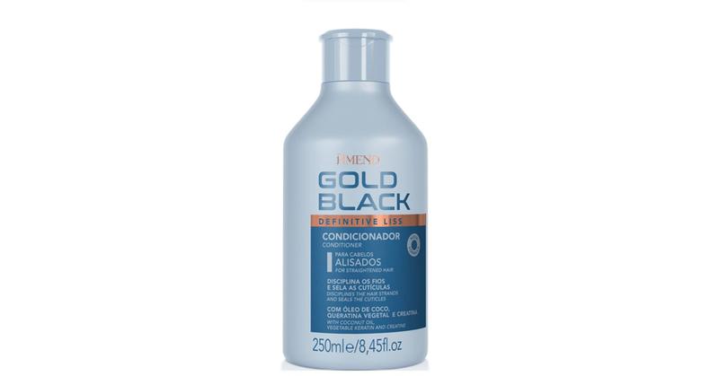 Imagem de Amend Gold Black Definitive Liss Condicionador Efeito Liso 250 ml