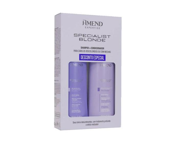 Amend Kit Specialiste Blonde Shampoo + Condicionador Imagem de Amend Kit Specialiste Blonde Shampoo + Condicionador