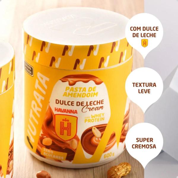 Imagem de Amendo Whey Pasta de Amendoim Havanna 600g Nutrata