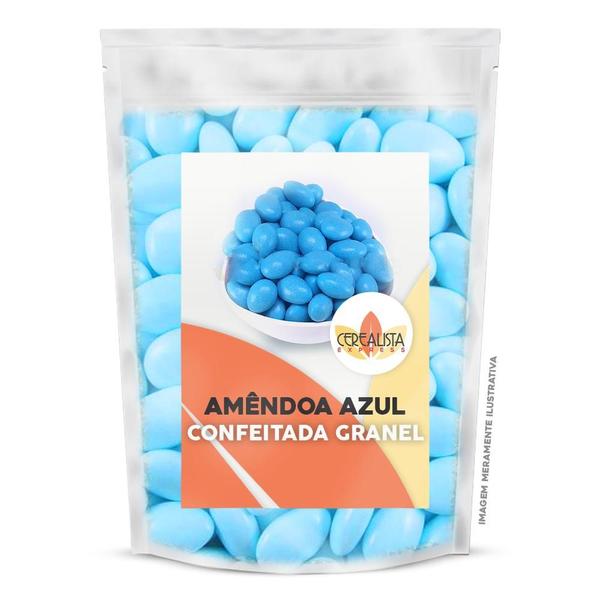 Imagem de Amêndoa Confeitada Azul Bebê A Granel