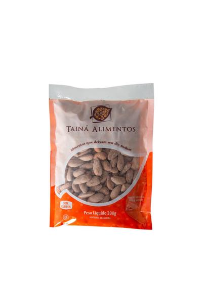Amêndoa Torrada Com Sal Tainá Alimentos 200G Imagem de Amêndoa Torrada Com Sal Tainá Alimentos 200G