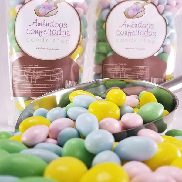 Imagem de Amêndoas Confeitadas Coloridas Bebê Classic 250 Unidades