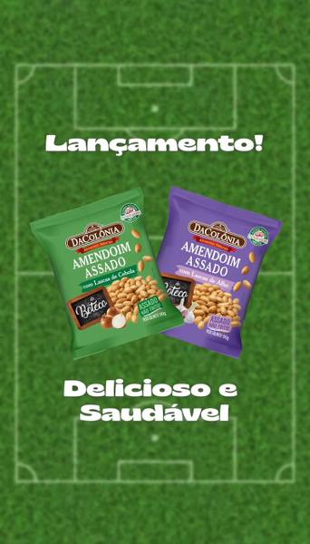 Amendoim Assado com Lascas de Cebola 90g Dacolônia Imagem de Amendoim Assado com Lascas de Cebola 90g Dacolônia